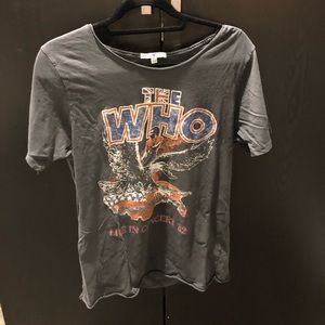 The WHO band tee